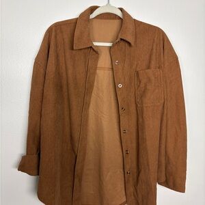 Women's Brown Corduroy Jacket